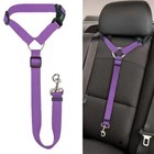 Car Safety Seat Belt Restraint Harness Leash Travel Clip For Pet Cat Dog -1 2pc