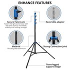 Flashpoint Pro Air-cushioned Heavy-duty Light Stand  blue  13  