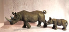 Schleich Black Rhino And Calf Slight Color Refresh