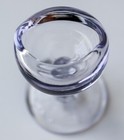 1917 John Bull Purple Glass Optical Eye Wash Cup Us Patent Amethyst Antique