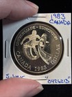 1983 Canada Silver Dollar Proof Edmonton    0426213    Canadian  1 Silver