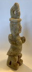 Ancient Chinese Jade Fertility Figure Artifact  206bc-221ad Qin Dynasty  W  Coa