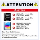 Keyboard Case For Ipad Air 11-inch m3 2025   M2 2024    Ipad Pro 11 Inch 1-4gen 