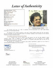 Harry Chapin Autographed  11x11 Souvenir Tour Book Jsa Letter Singer Songwriter