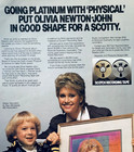 Olivia Newton-john Original 1982 Print Advert Physical Scotch Recording Tape