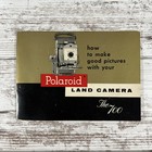 Polaroid Instruction Manual guide Book Lot  the 700 210 Land Camera square 