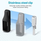 Lepmok Clip Holder Accessory For Fitbit Charge 6 5 2-pack Midnight Blue black