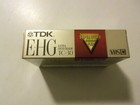 Tdk Tc-30 Ehg Vhs-c Video Cassette Made In Japan Extra High Grade New Sealed