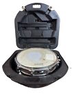 Ludwig Metal Snare Drum 10 Lug 14 5    Black white Badge Vintage Original Case