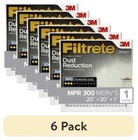 3m Filtrete 12x12x1  Air Filter  Mpr 300  Merv 5  Clean Living Basic Dust  6pack