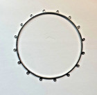 One  925 Sterling Silver Bangle Bracelet With 16 Rings 65 Mm Below Wholesale   