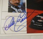 Dale Earnhardt  3 Goodwrench Autographed 8x10 25  Photo Card Vintage 1990 s