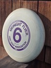 Vintage 1979 Wham-o  6 Glow Midnight Flyer Disc Golf Assoc  Frisbee 70c  Mold 