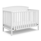 5-in-1 Convertible Crib  white      Converts From Baby Crib To Toddler Bed  Daybed