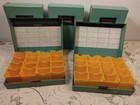 Kodak Green Kodaslide 400 File Box With Trays Storage Box   Rare Sleeve