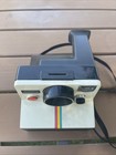 Vintage Polaroid One Step Land Camera Working Rainbow Stripe Sx-70 With Strap