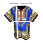 Dashiki Shirt Freesize Plus African Africa Tribal Men Shirts Womens Dress Unisex
