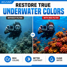 4 Piece Diving Filter Kit For Gopro Hero3 Underwater Snorkel Color Filters Kit