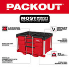 Sale  Milwaukee 48-22-8447 Packout 22 In  Modular 3-drawer Multi Drawer Tool Box