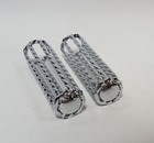Og Lowrider Classic Twisted Chrome Handlebar Bike Grips  Cruiser Custom Bicycle