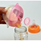 Portable Milk Powder Storage Box With 3 Compartments Leak-proof Formula Dispe   