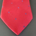 Wembley Mens Tie Red Neckwear Necktie