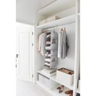 Wethinkstorage 2pk Attachable 3 Shelf Reinforced Hanging Closet Organizers 50lbs