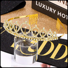 Birthday Baddie Sash And Crown Set For Women  Black Glitter Sash With Gold Foil 