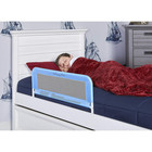 Dream On Me Hide Away Safety Bed Rail For Kids Baby Security Mesh Blue