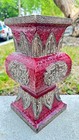 Wonderful Antique Chinese Pottery Or Ceramic Vase Square