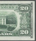 Partial Offset Transfer Error 1974  20 Beautiful Au  unc Federal Reserve Note 