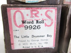 5 Vintage Qrs Christmas Themed Piano Word Rolls   3 Religious Themed