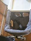 Chicco Quickseat Hook-on Travel Folding Chair With Tray  Graphite