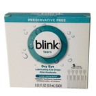 Blink Tears Dry Eye Relief 25 Individual Vials Lubricating Eye Drops Exp 10 25