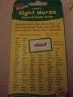 Pocket Flash Cards Sight Words Level C