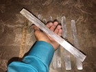 Xlarge Selenite Rough Stick log -  1  Stick log   11 -12  Long  6-9 Ounces Each