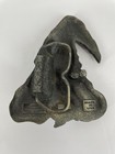 Vintage Bergamot Brass Works Wizard Head Belt Buckle Fantasy Sorcerer Hat Usa