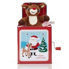 Rudolph Jack In The Box Musical Toy Classic Holiday Surprise For Infants