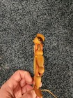 Vintage Austrian Wooden Girl Jumping Jack Pull Toy- Working