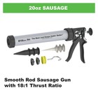 Albion B18s20 20 Oz Manual Drive Caulking Gun High Thrust 700 Lbf Durable Design