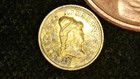 Miniature Coin 1795 Capped Bust 10 Dollars Eagle Gold Plate Over Sterling Silver