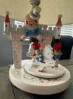 Vintage Irmi Originals  Wood Nursery Musical Humpty Dumpty Carousel Lamp Works