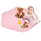 Kids Play Princess Castle Hexagon Rug Pad    for Playhouse Tent Mat Soft Coral