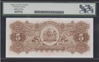 Costa Rica 5 Colones 1903-1917 S122r  Lcg 66  gem Unc