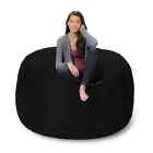 Comfy Sacks 5  Memory Foam Bean Bag Chair  Black Colors