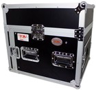 Pro X T-8mr 8u X 10u Space Slant Dj Combo Rack Flight Case  sliding Laptop Shelf