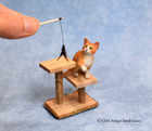 Ooak Dollhouse Miniature 1 12 Cat hand-sculpted Realistic Animal By Igma Artisan