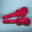 1980 s Gibson Usa Brown-pink Tkl Semi Hollowbody Guitar Case Es-335 Vintage