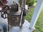 Antique Wood Washing Machine With Ringer - Local Pickup
