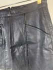 New Look Women Size 6 Black Faux Leather Mini Skirt Pockets Rear Zip Casual